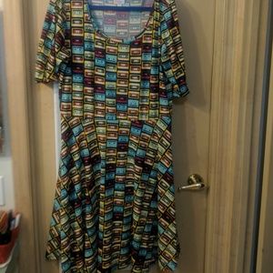 LuLaRoe Nicole Dress -- Unicorn!